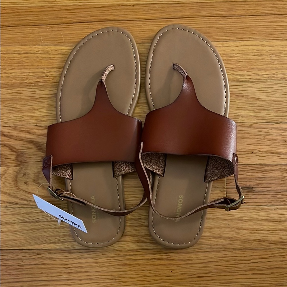 Brown Leather Sandals